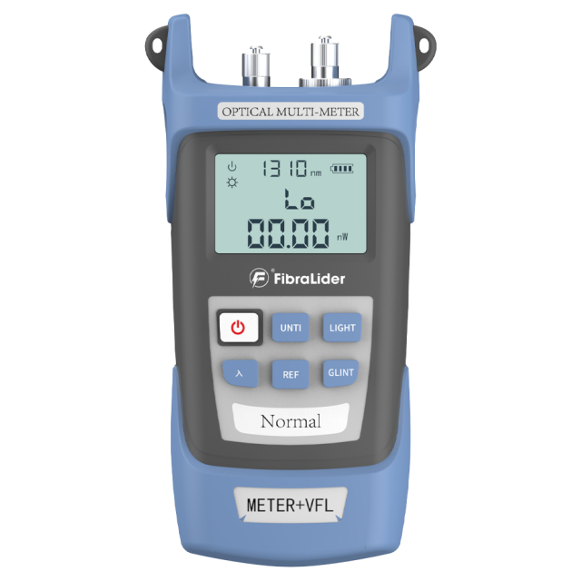 FL-Y1 光功率红光一体机｜ABS机身｜AA电池供电｜两种动态范围（-70~+10dBm / -50~+26dBm）