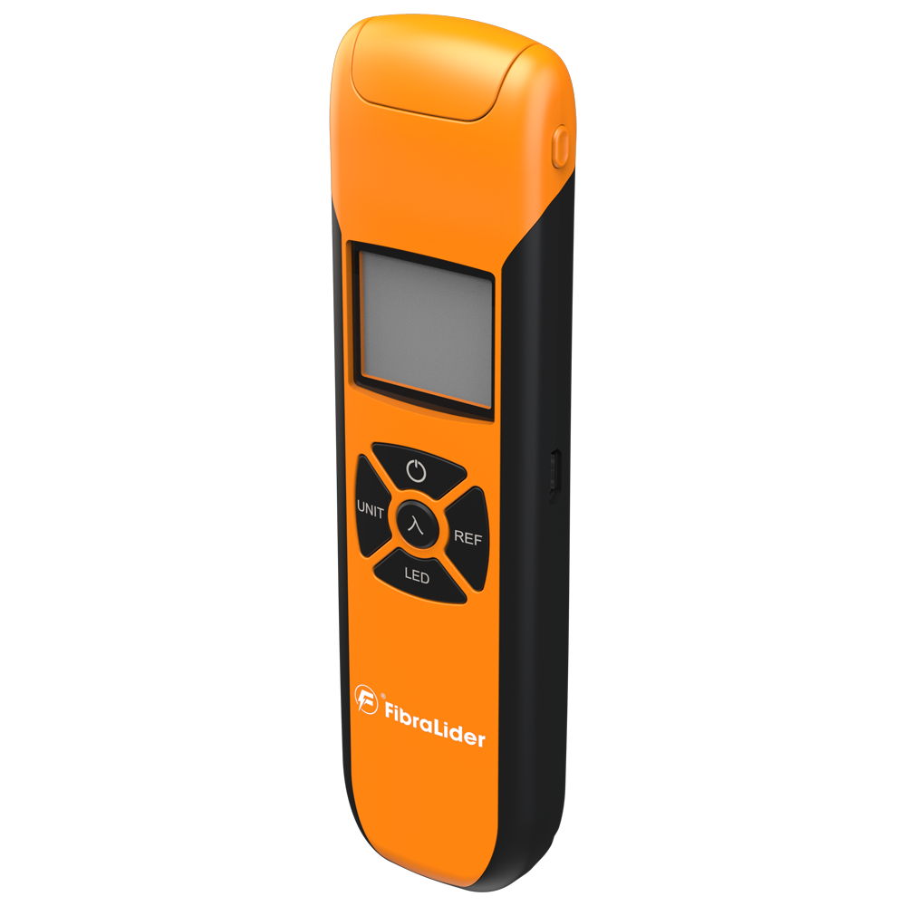 FL-G10 Medidor de Potência Óptica | Design Compacto em ABS | Bateria Recarregável de 350mAh | Porta USB-C