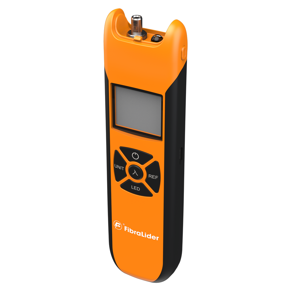 FL-G10 Medidor de Potência Óptica | Design Compacto em ABS | Bateria Recarregável de 350mAh | Porta USB-C