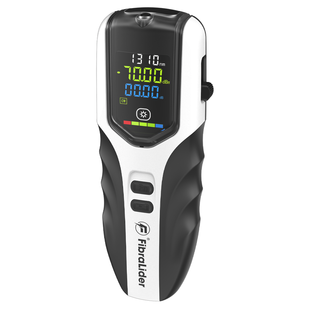 FL-G7 Medidor de Potência Óptica | Design Compacto em ABS | Bateria de Lítio Recarregável | Dois Intervalos Dinâmicos (-70~+10dBm / -50~+26dBm)