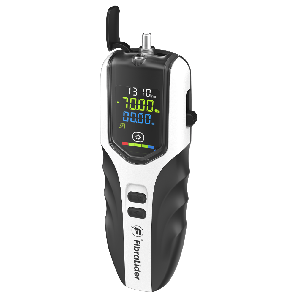 FL-G7 Medidor de Potência Óptica | Design Compacto em ABS | Bateria de Lítio Recarregável | Dois Intervalos Dinâmicos (-70~+10dBm / -50~+26dBm)