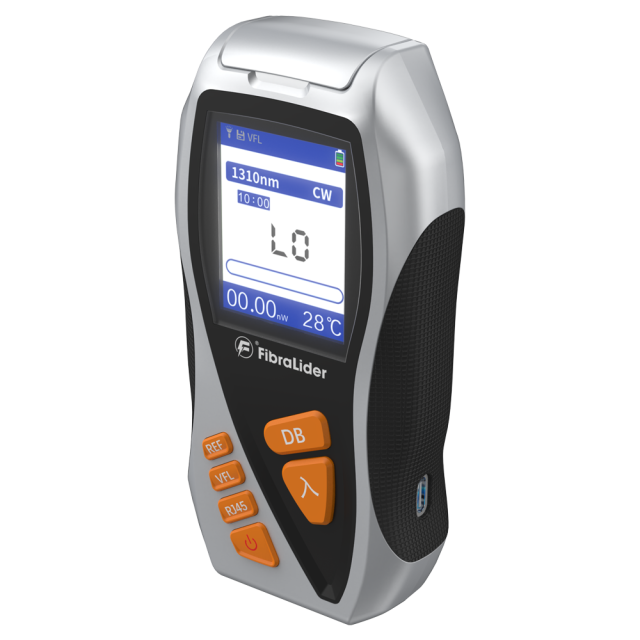 FL-Y9 Medidor de Potência Óptica | Localizador de Falhas e Testador RJ45 | Bateria 1500mAh | Carregamento USB-C