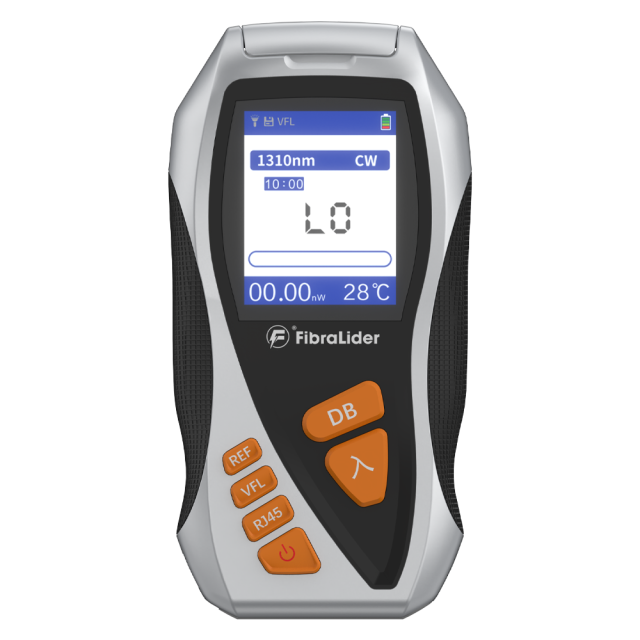 FL-Y9 Medidor de Potência Óptica | Localizador de Falhas e Testador RJ45 | Bateria 1500mAh | Carregamento USB-C