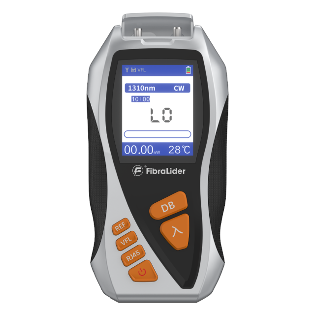 FL-Y9 Medidor de Potência Óptica | Localizador de Falhas e Testador RJ45 | Bateria 1500mAh | Carregamento USB-C