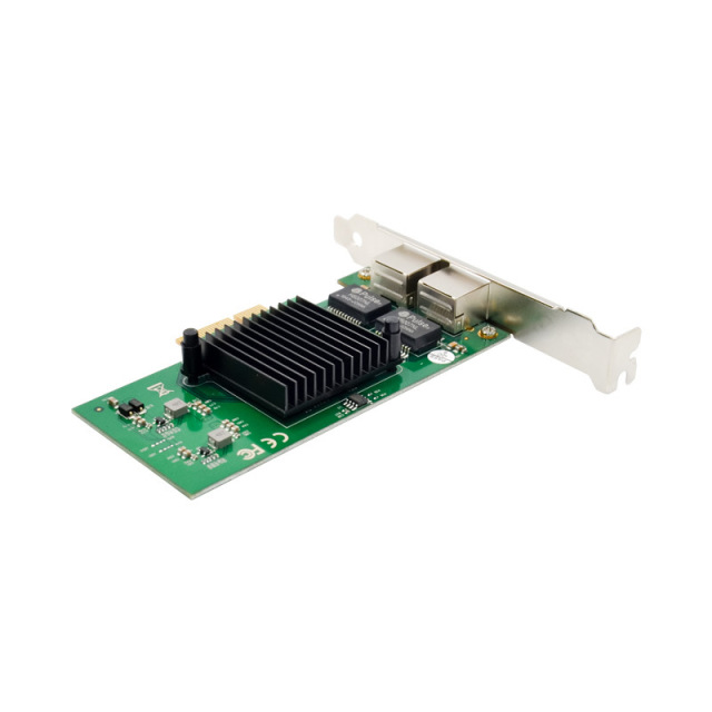FibraLider ST726 PCIe x4 Dual-Port RJ45 Gigabit Server Adapter | Intel® 82576EB Controller | High-Performance NIC