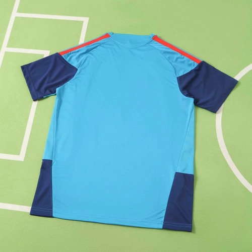 Spain 2026 FIFA World Cup Lake Blue Navy Blue Training Jersey