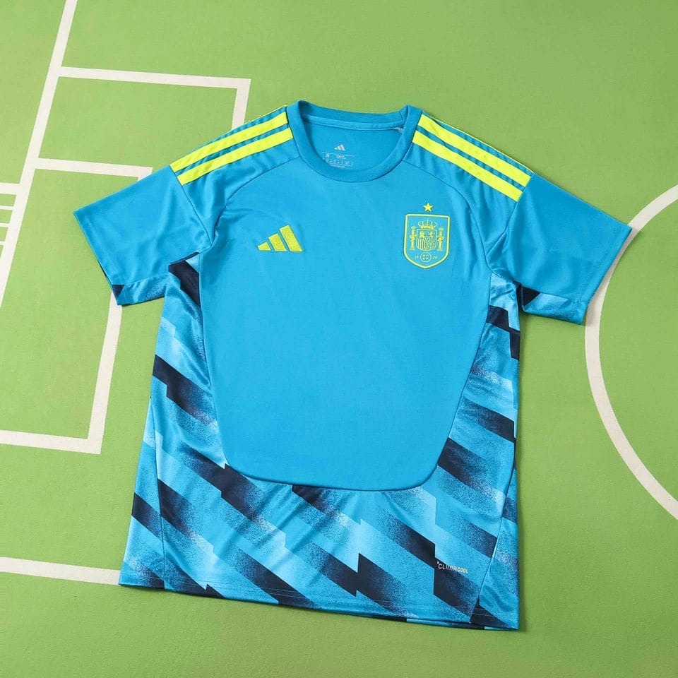 Spain 2026 FIFA World Cup Sky Blue Goalkeeper Jersey