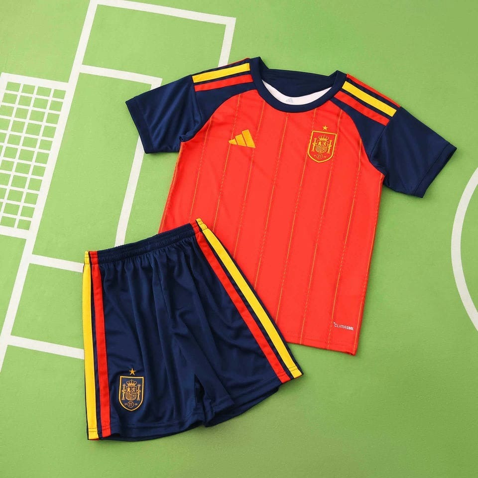 Spain 2026 FIFA World Cup Home Kids Kit