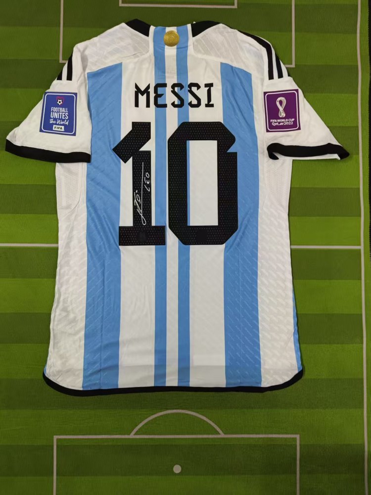 Argentina 2022 FIFA World Cup Home 3-Star Competition Jersey Fan Version