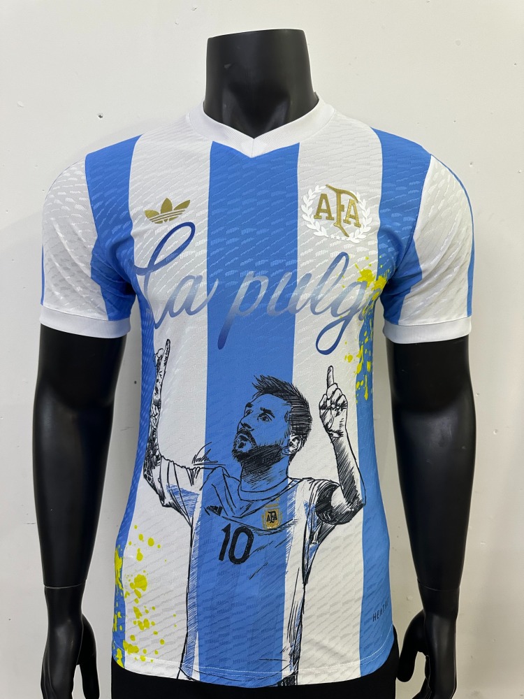 2526 Argentina No. 10 Messi Commemorative Edition Jersey Player Version