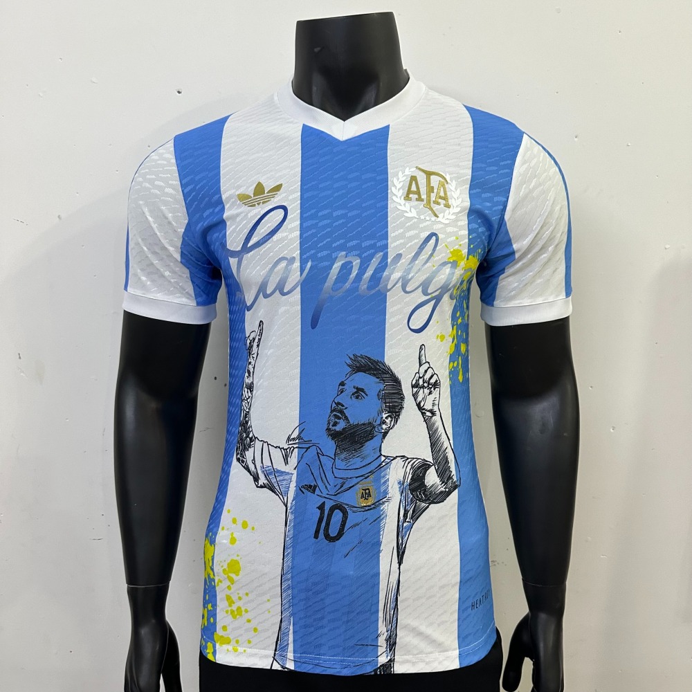 2526 Argentina No. 10 Messi Commemorative Edition Jersey Player Version