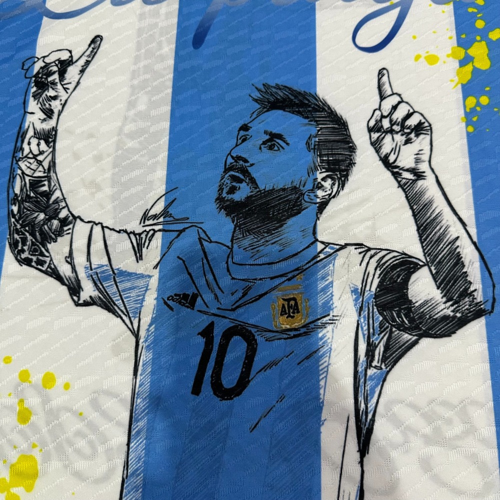2526 Argentina No. 10 Messi Commemorative Edition Jersey Player Version