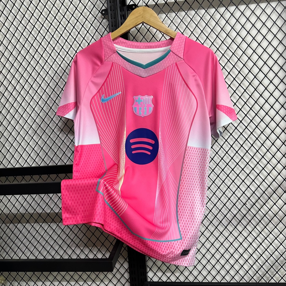 25-26 Barcelona design pink Jersey Fan Version