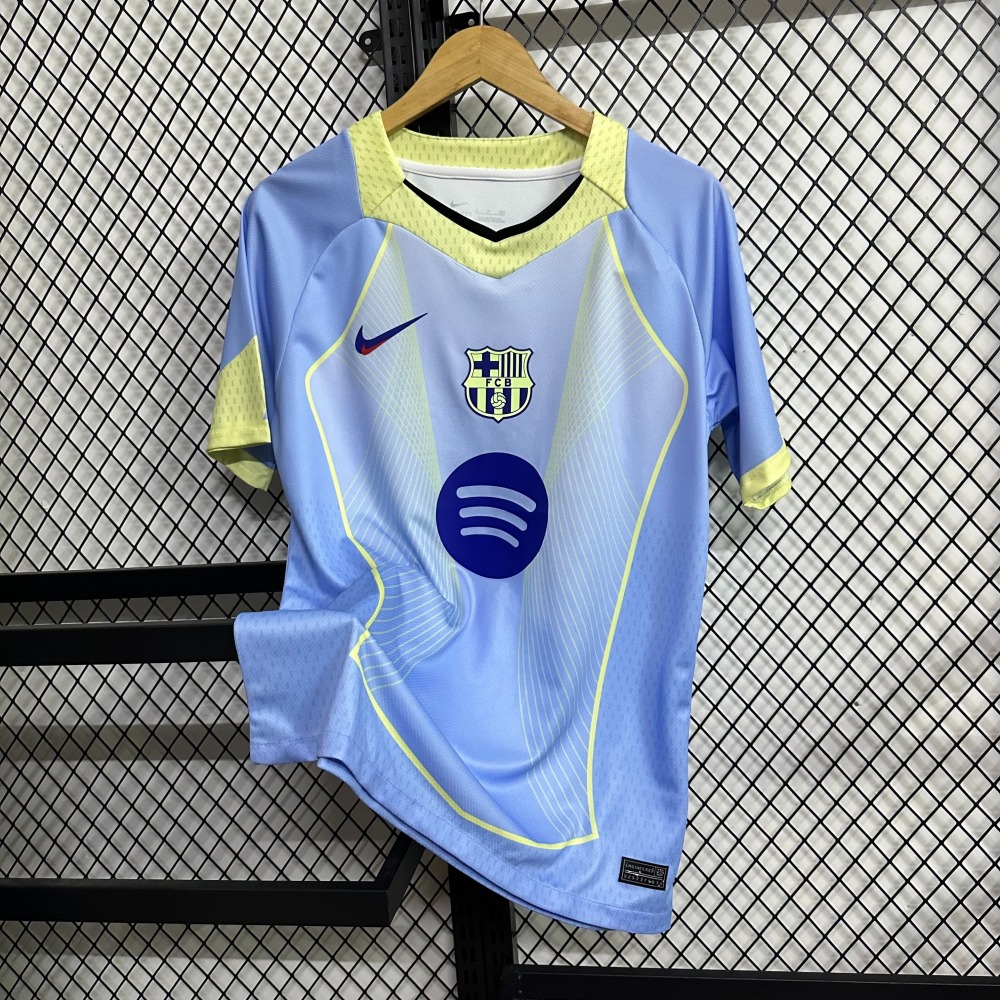 25-26 Barcelona design yellow and blue Jersey Fan Version