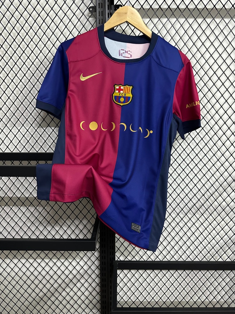 24-25 Barcelona Home Music Festival Jersey Fan Version