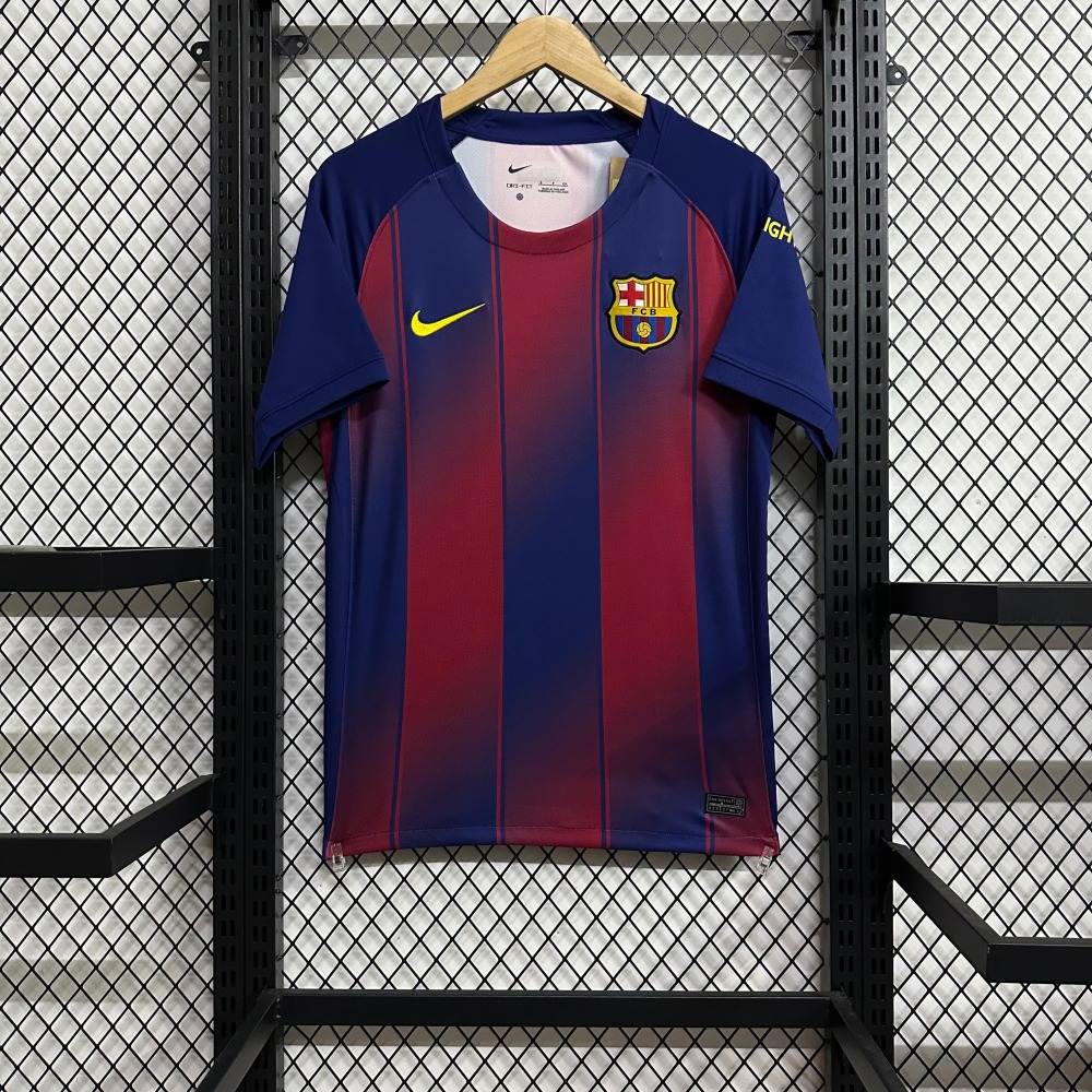 25-26 Barcelona Home Game (Blank Version) Jersey Fan Version