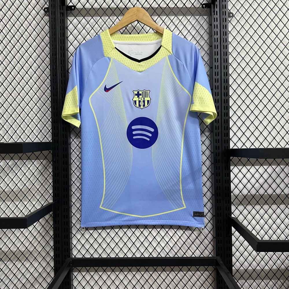 25-26 Barcelona design yellow and blue Jersey Fan Version