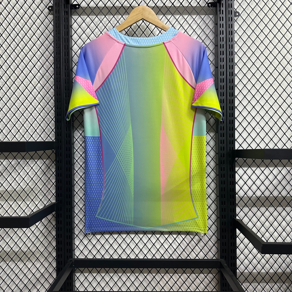 25-26 Barcelona design fluorescent yellow Jersey Fan Version