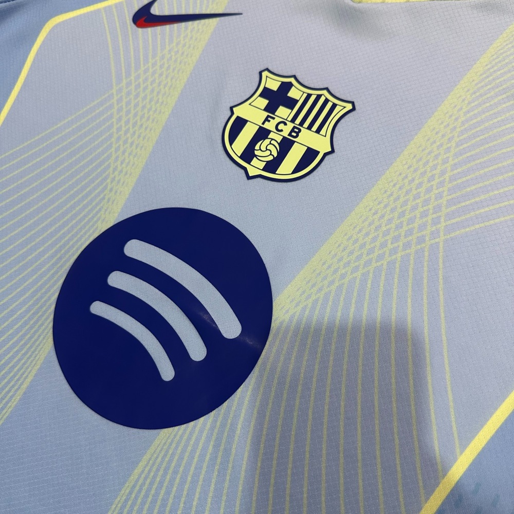25-26 Barcelona design yellow and blue Jersey Fan Version