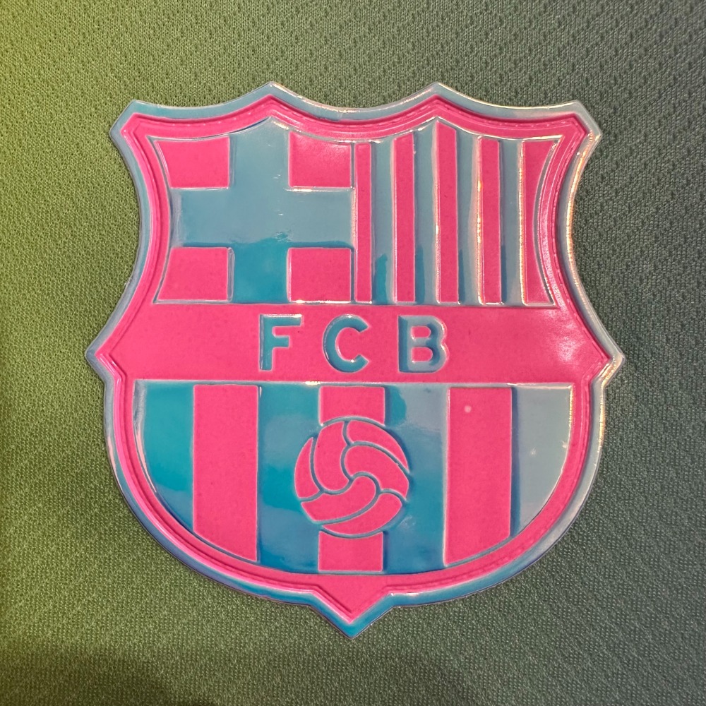25-26 Barcelona design fluorescent yellow Jersey Fan Version