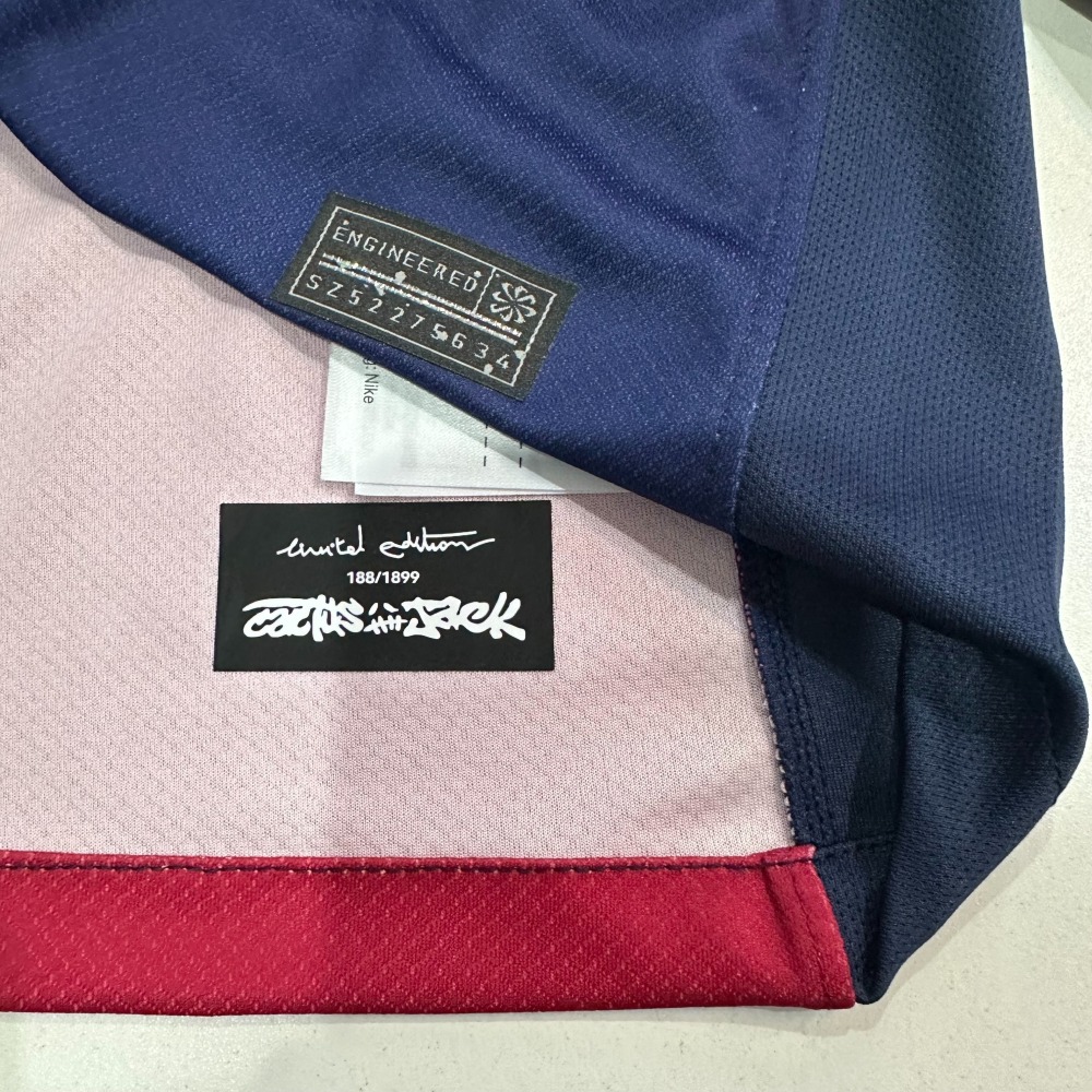 24-25 Barcelona home game Scott co-branded advertisement Jersey Fan Version