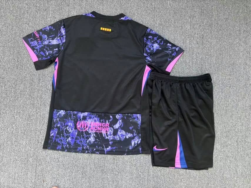 25-26 Barcelona Purple Special Edition Kids Kit Fan Version