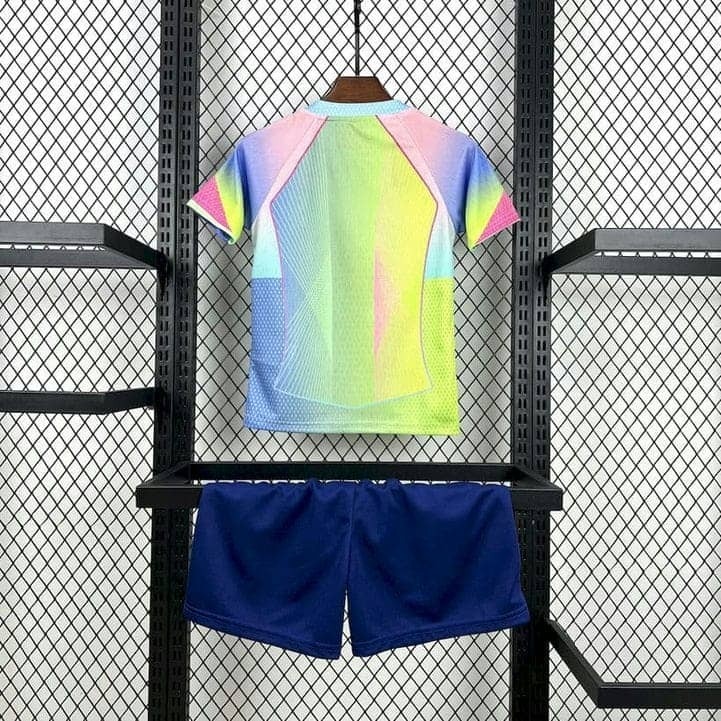 25-26 Barcelona 2025-26 Color Special Edition Kids Kit Fan Version