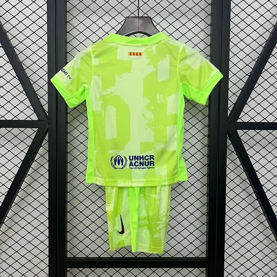 24-25 Barcelona Second Away Kids Kit Fan Version