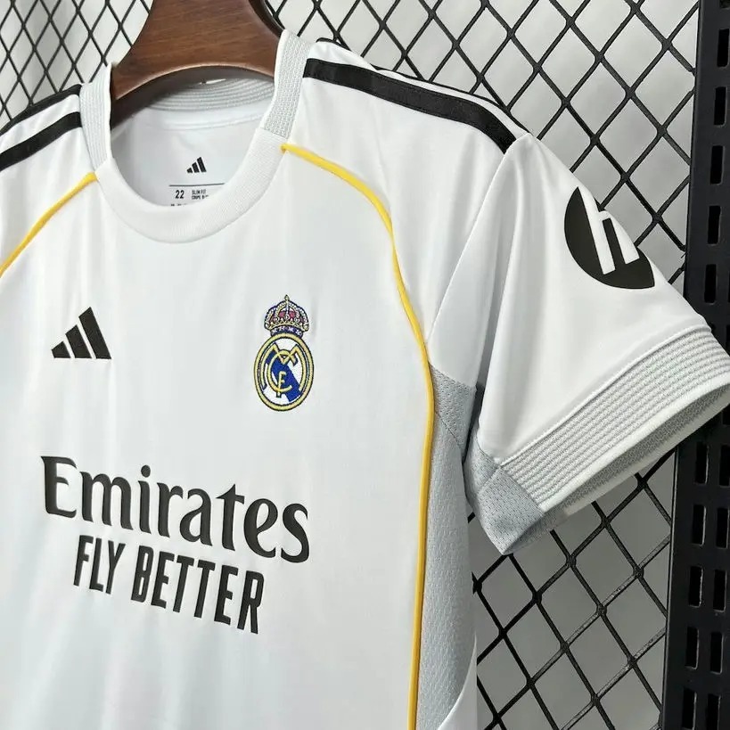 25-26 Real Madrid Home Kids Kit Fan Version