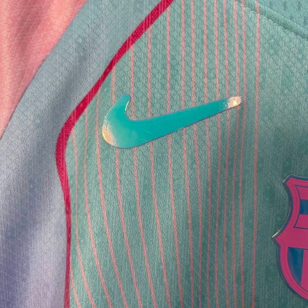 25-26 Barcelona Ice Pastel Geometric Special Edition Kids Kit Fan Version