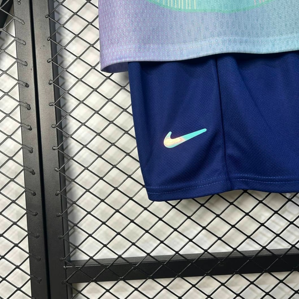 25-26 Barcelona Ice Pastel Geometric Special Edition Kids Kit Fan Version