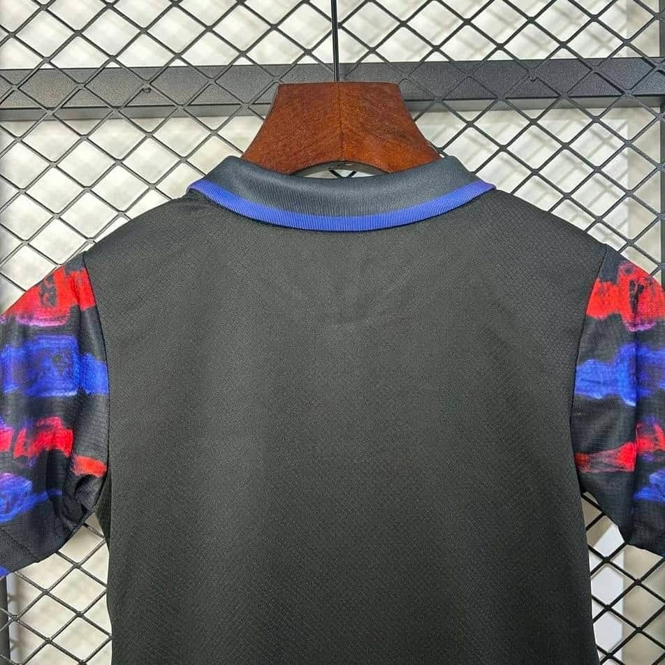 25-26 Barcelona Black Handprint Special Edition Kids Kit Fan Version