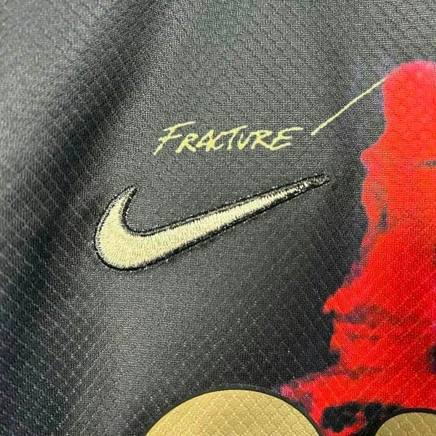 25-26 Barcelona Black Handprint Special Edition Kids Kit Fan Version