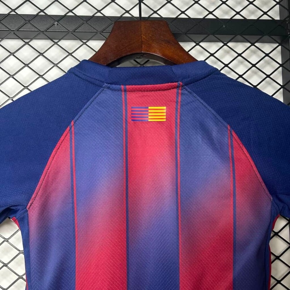 25-26 Barcelona Home Kids Kit Fan Version