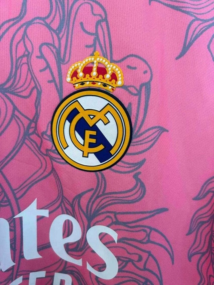 2526 Real Madrid Pink Dragon Special Edition Jersey Fan Version