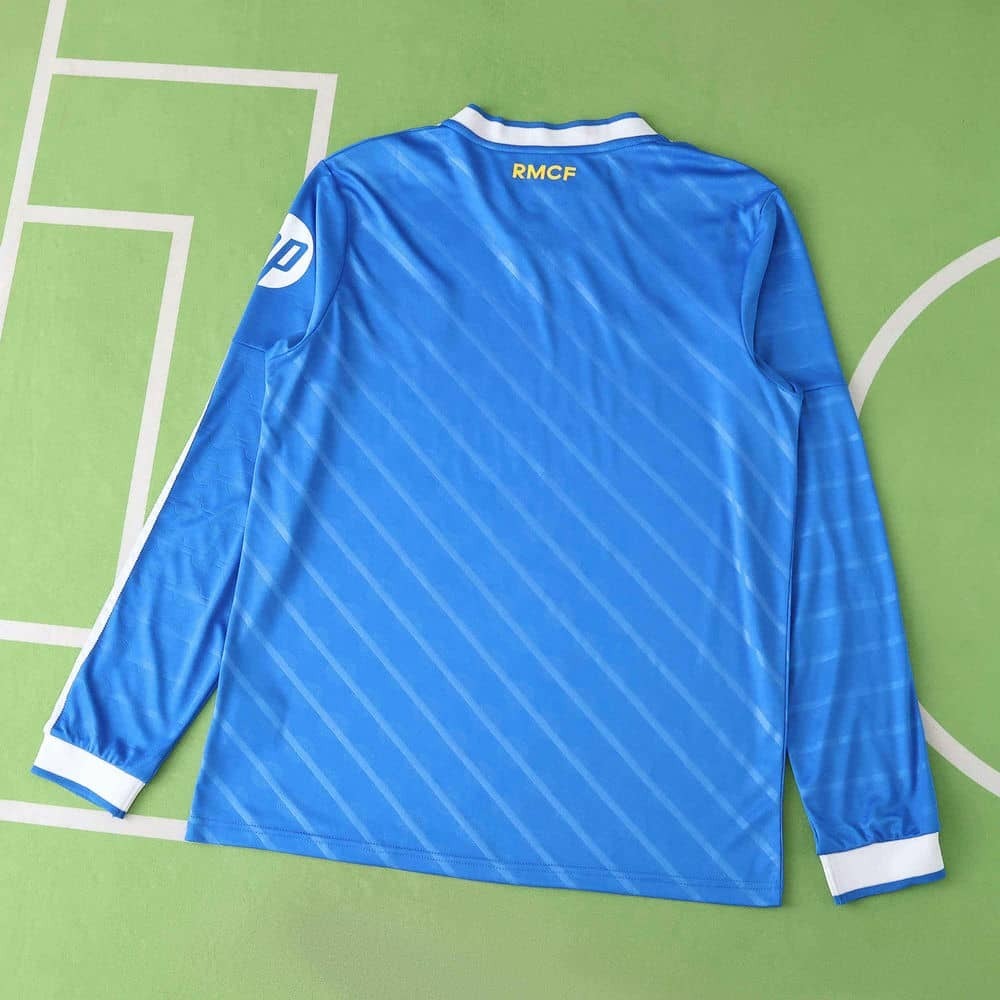 2526 Real Madrid Second Away Long Sleeve Jersey Fan Version