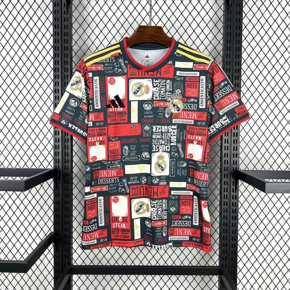 2526 Real Madrid Doodle Board Special Edition Jersey Fan Version