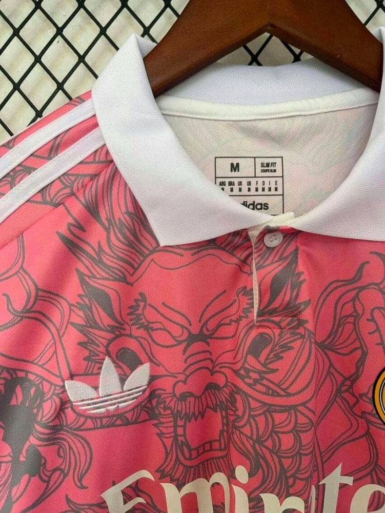 2526 Real Madrid Pink Dragon Special Edition Jersey Fan Version