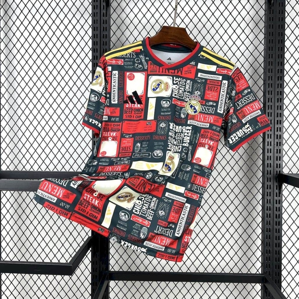 2526 Real Madrid Doodle Board Special Edition Jersey Fan Version