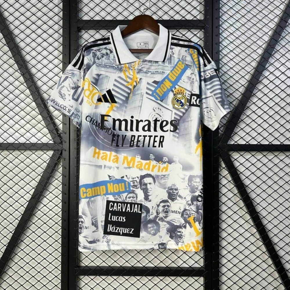 2526 Real Madrid Graffiti Wall Special Edition  Jersey Fan Version