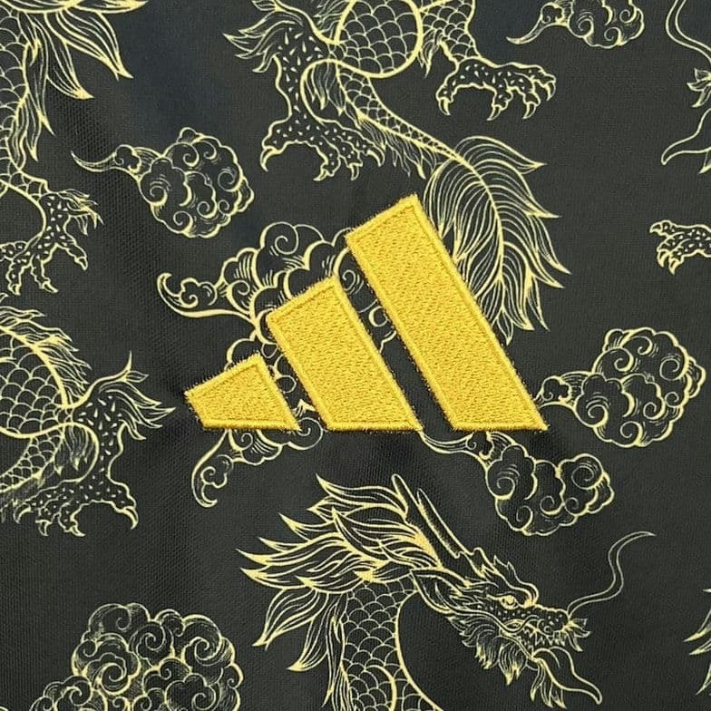 2526 Real Madrid Black Golden Dragon Special Edition Jersey Fan Version