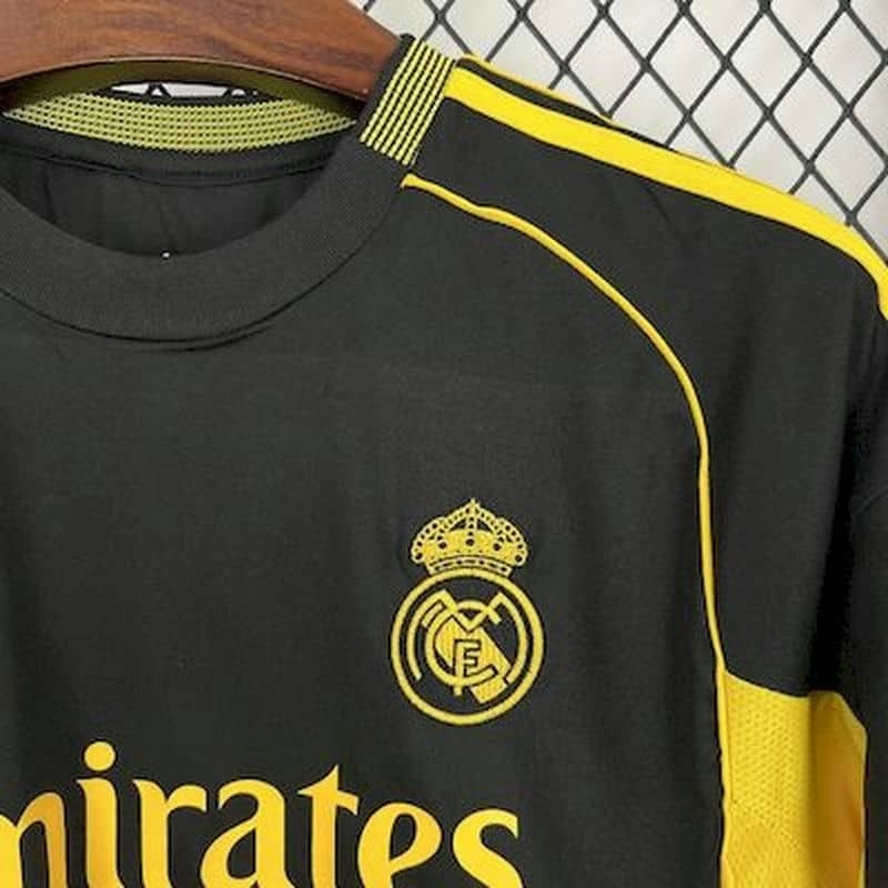 2526 Real Madrid Black Yellow Special Edition Jersey Fan Version