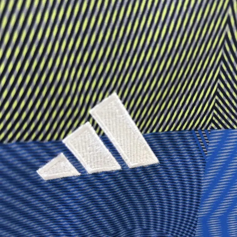 2526 Real Madrid Blue Patchwork Pre-Match Training Jersey Fan Version