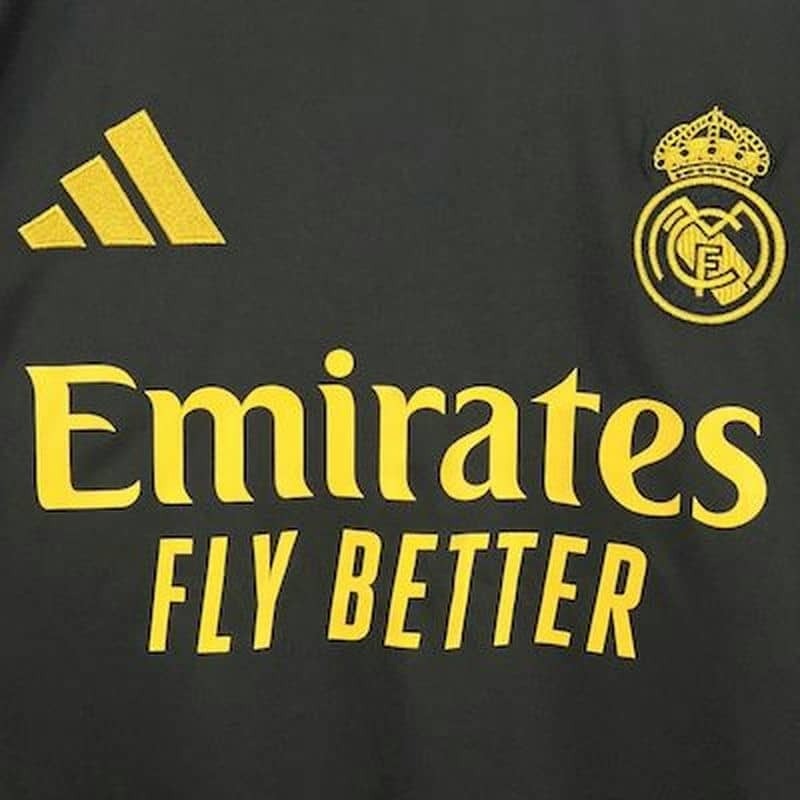 2526 Real Madrid Black Yellow Special Edition Jersey Fan Version