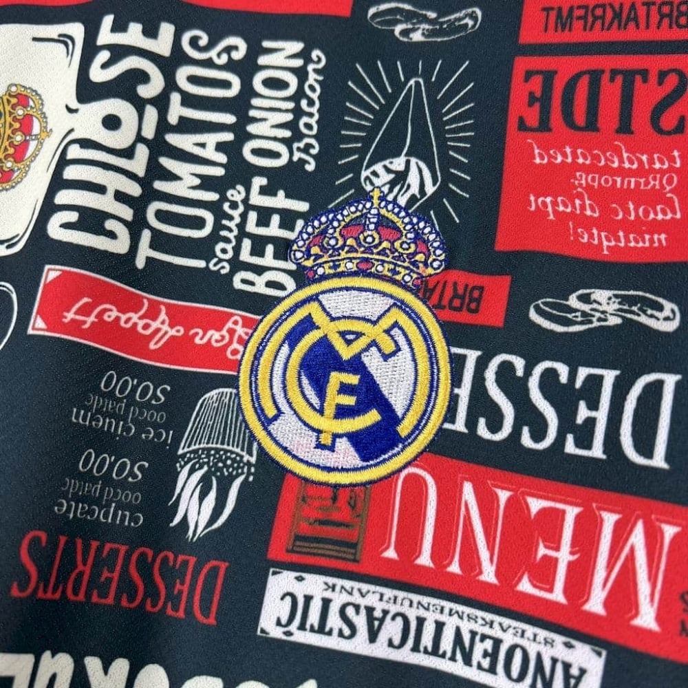 2526 Real Madrid Doodle Board Special Edition Jersey Fan Version