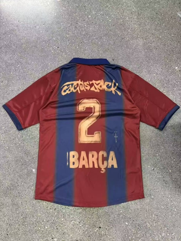 2526 Barcelona Camp Nou Travis Scott Special Edition Jersey Fan Version