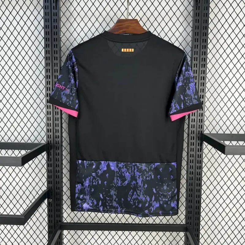 2526 Barcelona Black Purple Pre-Match Training Jersey Fan Version