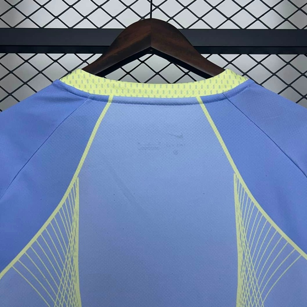 2526 Barcelona Light Blue Neon Yellow Special Edition Jersey Fan Version