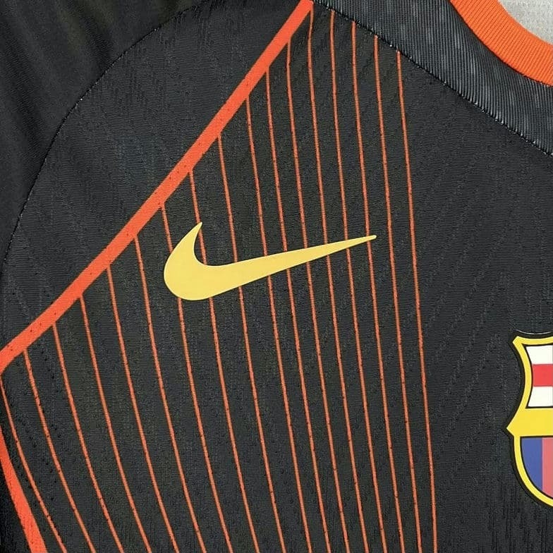 2526 Barcelona Black Orange Special Edition Jersey Fan Version