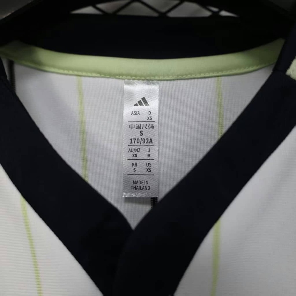 2526 Real Madrid White Baseball Jersey Fan Version